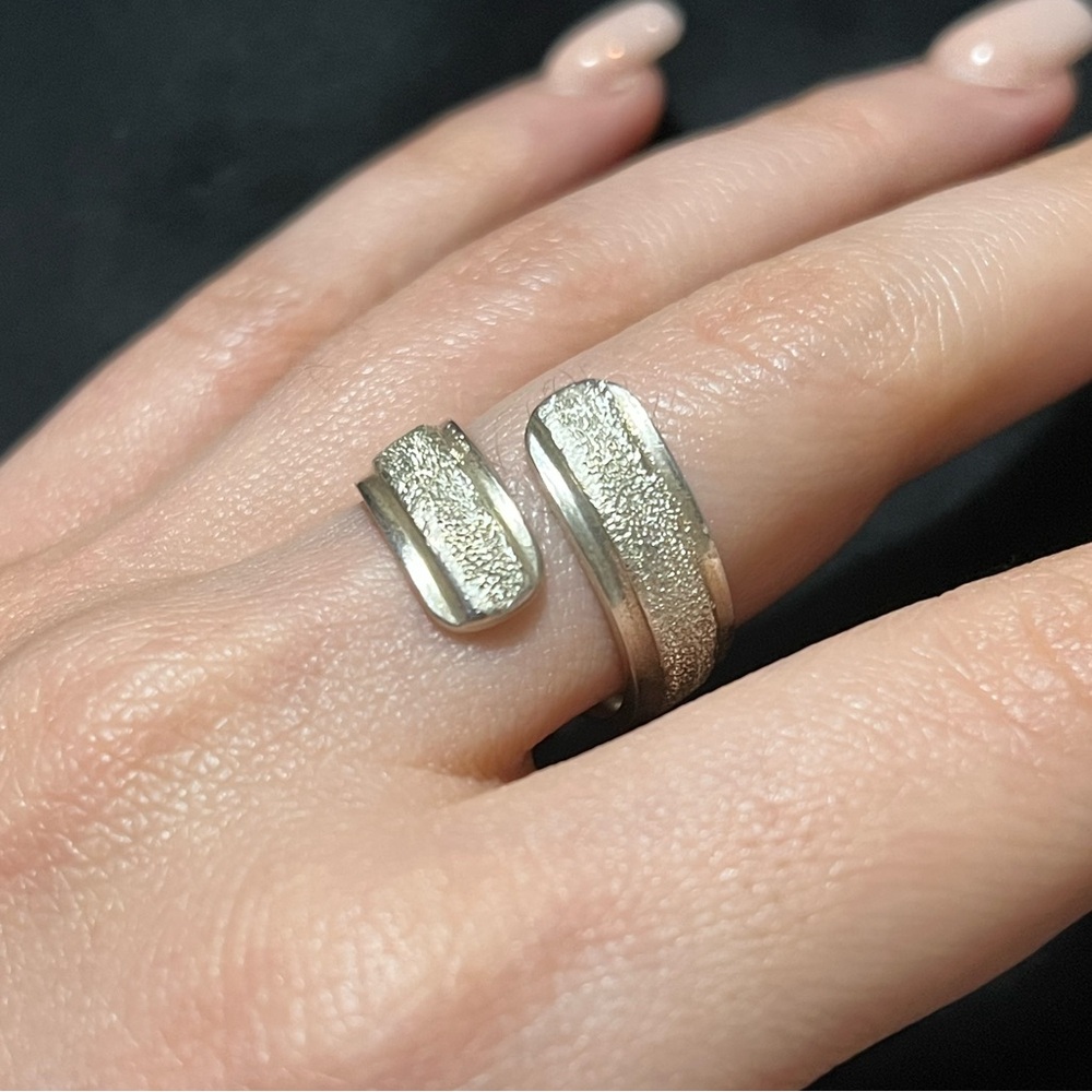 New Elegant Silver 925 Adjustable Ring